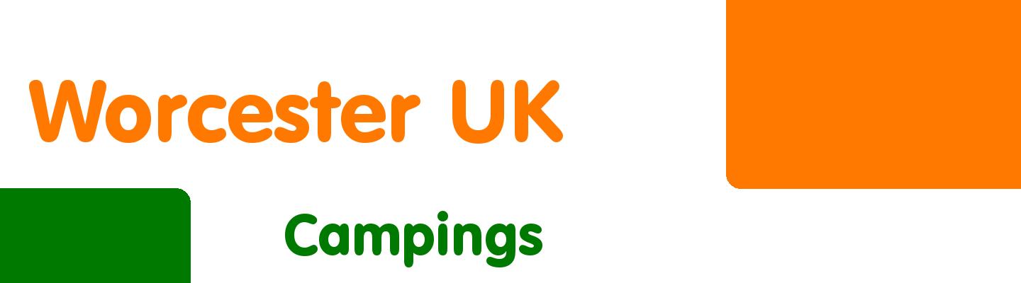 Best campings in Worcester UK - Rating & Reviews